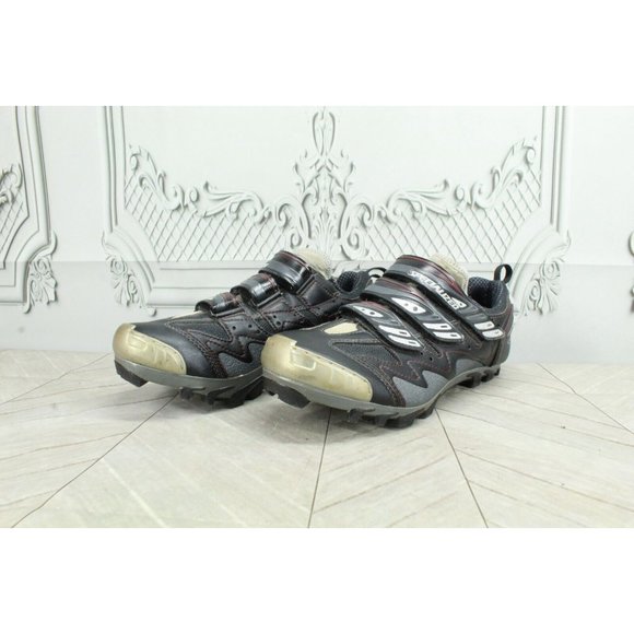 Specialized Black Leather Hook & Loop Mountain Bike Cycling Shoes 9.5-10 - Picture 2 of 10